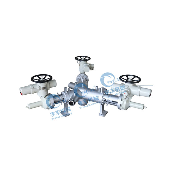 Melt four-way valve2